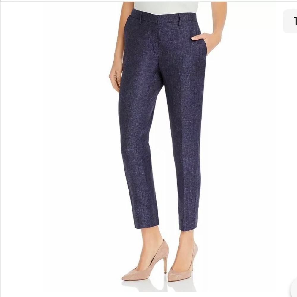 Fabiana Filippi linen navy trousers, size S